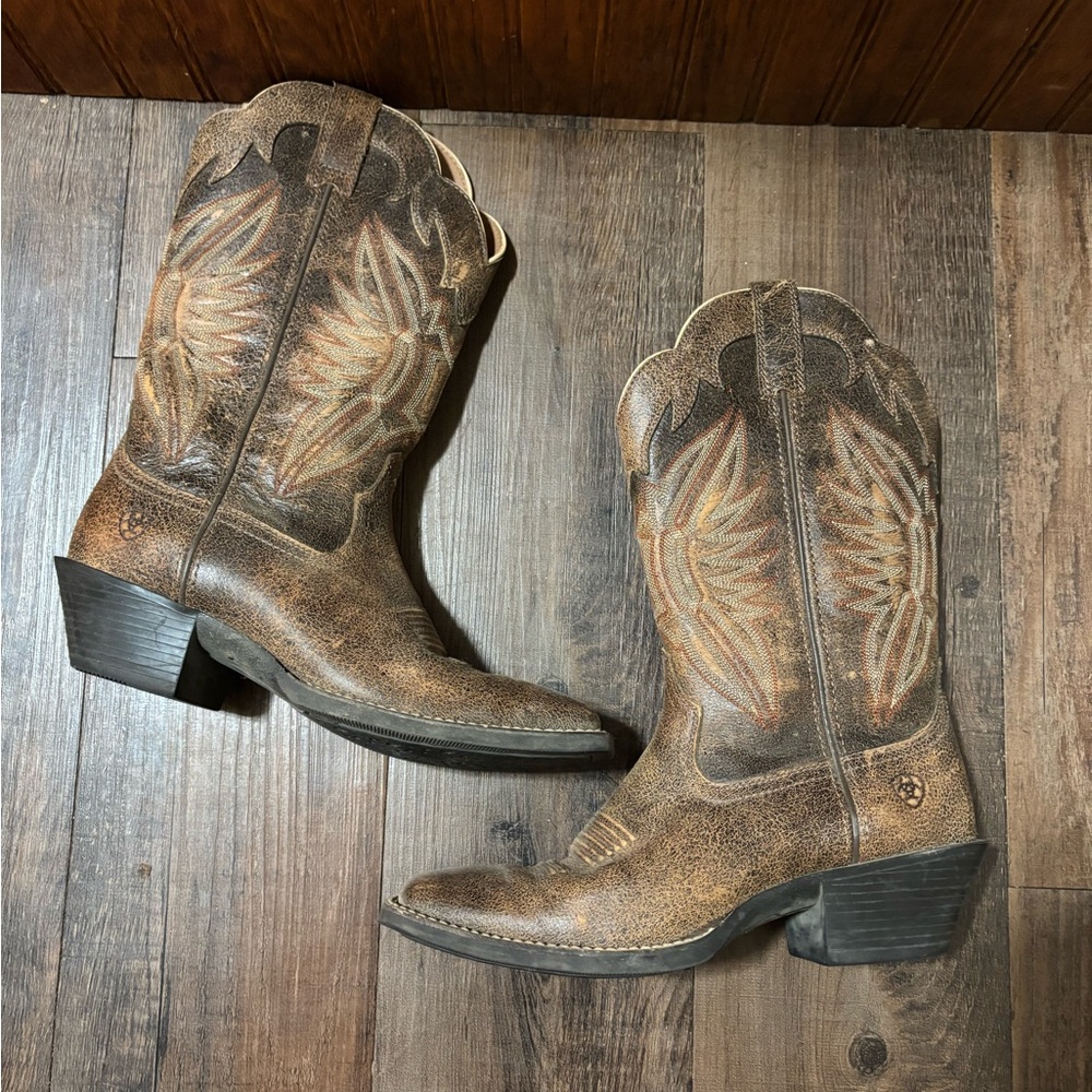 Ariat Tan Western Boots
